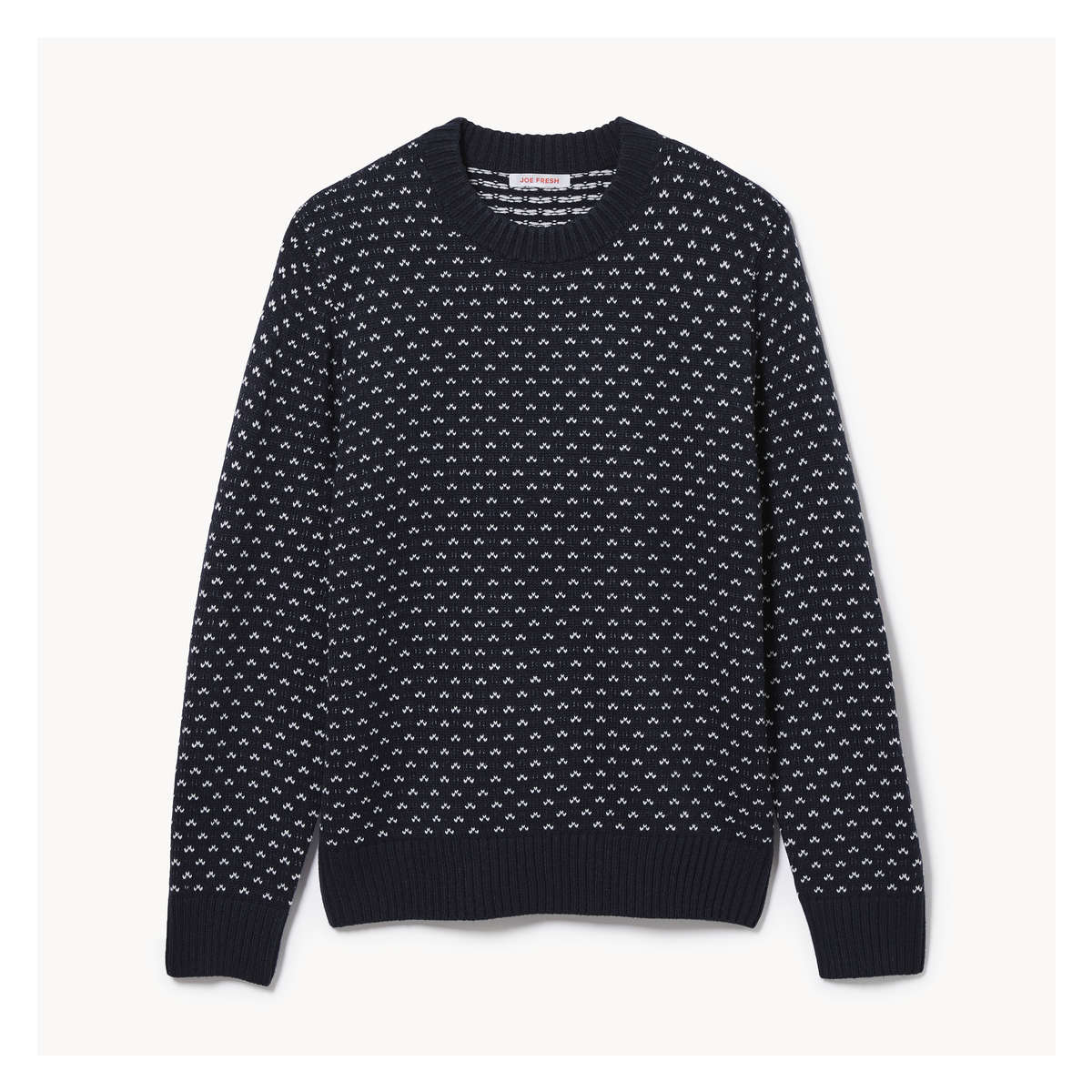Men s Knit Sweater in Dark Navy from Joe Fresh